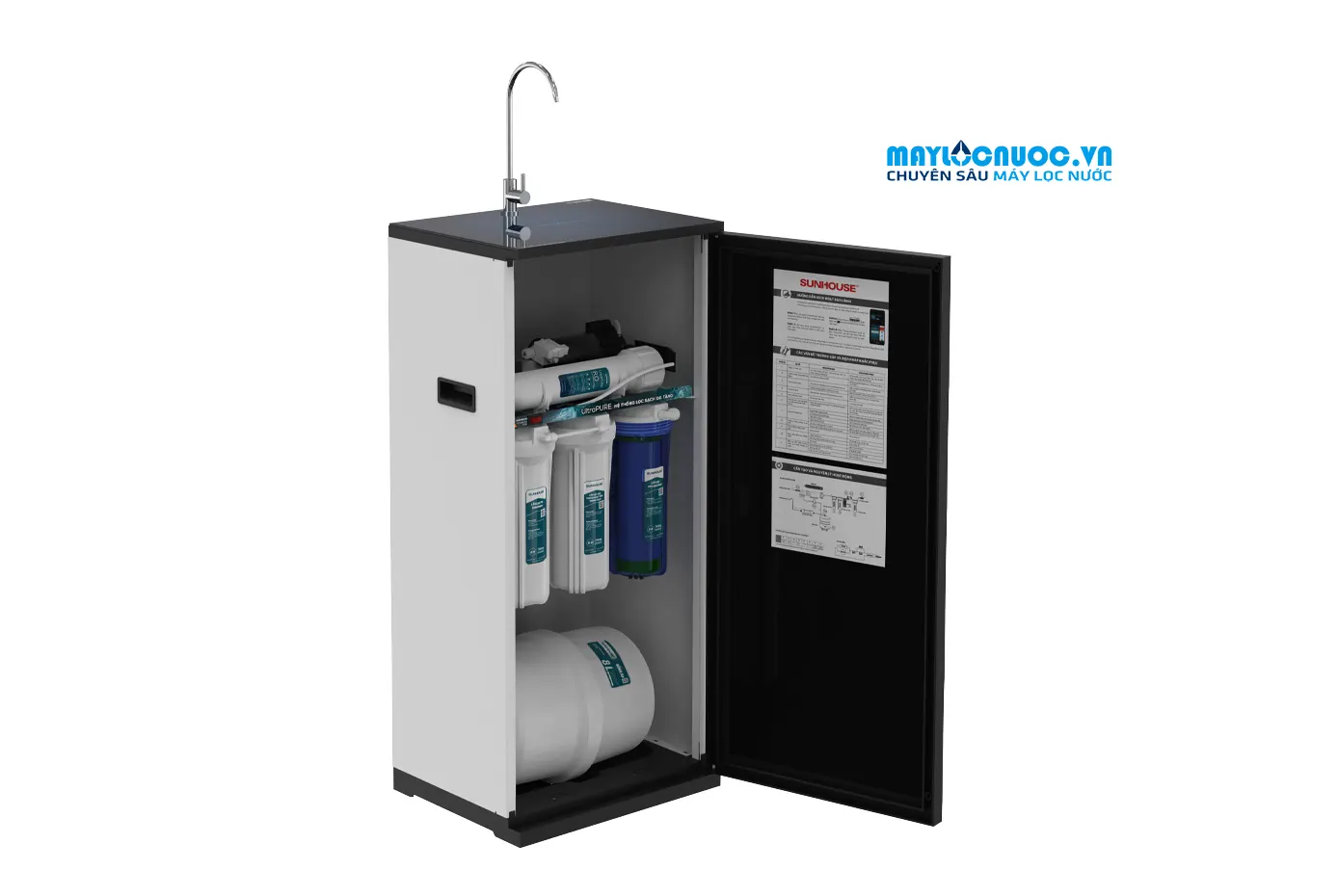 MÁY LỌC NƯỚC RO SUNHOUSE SHA5168K -  09 LÕI